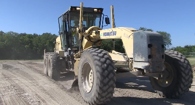 Cutting a V Ditch