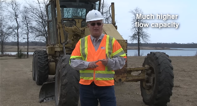 Flat Bottom Ditch - Motor grader